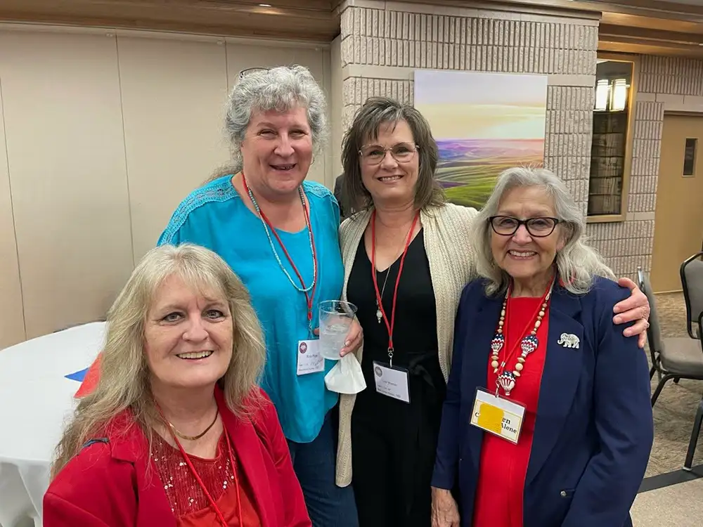 Region 3 members Kim, Rose, Lori, Becky